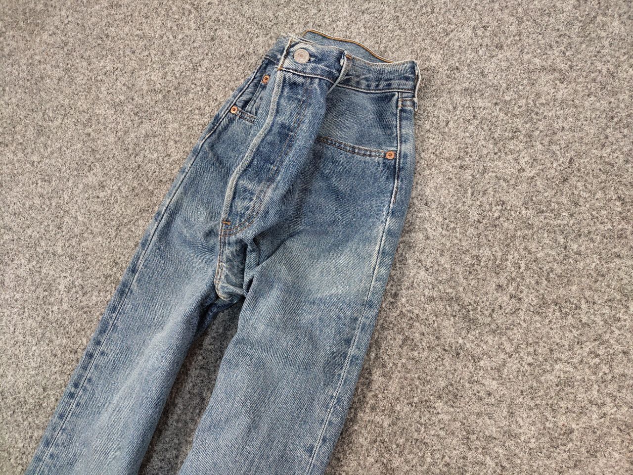 Levi's Vintage 80's Levis 501 Jeans Made USA Perfect Faded Denim Size US 33 - 4 Thumbnail