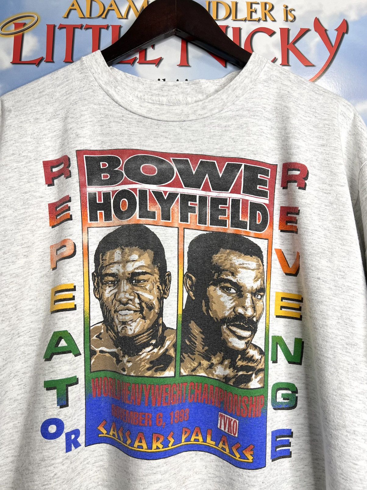 90's ヴィンテージ Bowe vs Holyfield Tシャツ Vintage 90s Bowe vs