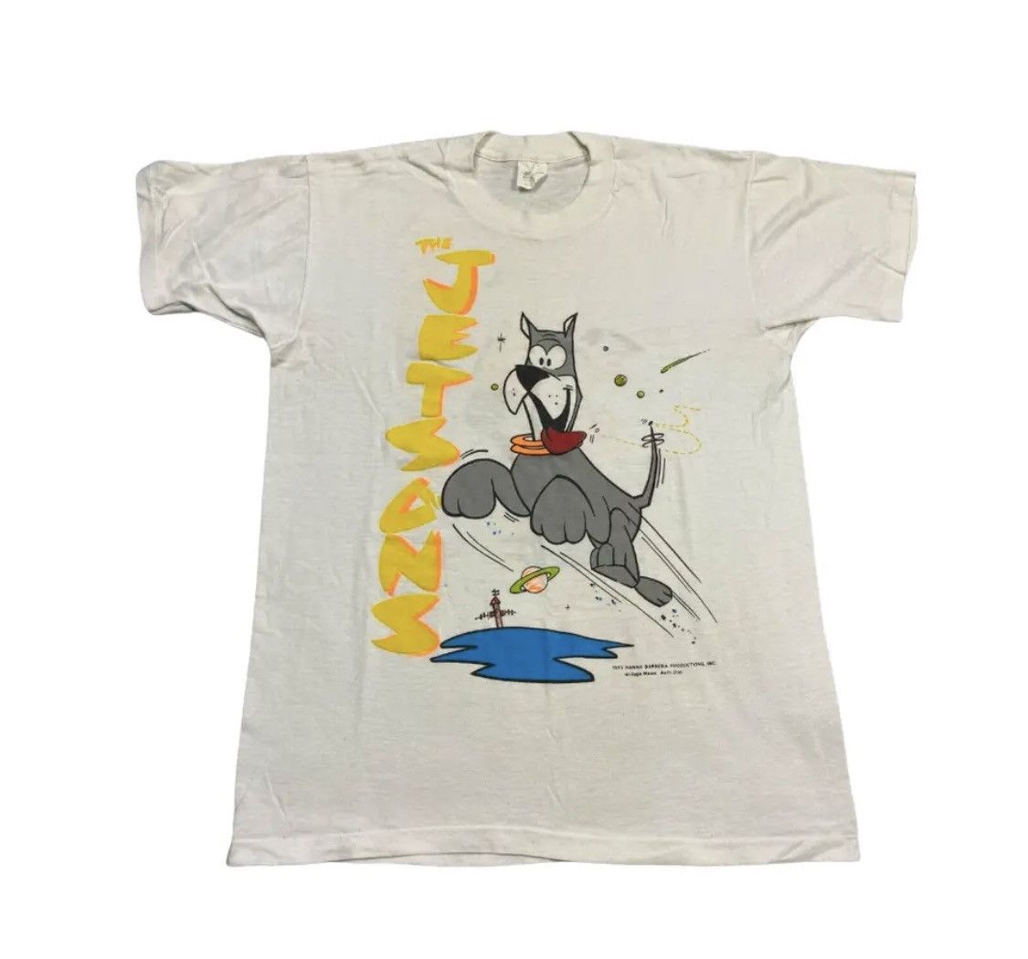 Vintage Vtg 80s The Jetson's Astro Graphic Single Stitch USA L Size US L / EU 52-54 / 3 - 1 Thumbnail