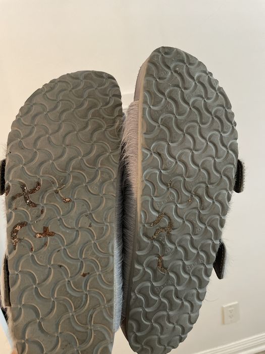 Rick Owens Rick Owens Pony Hair Birkenstock Grailed