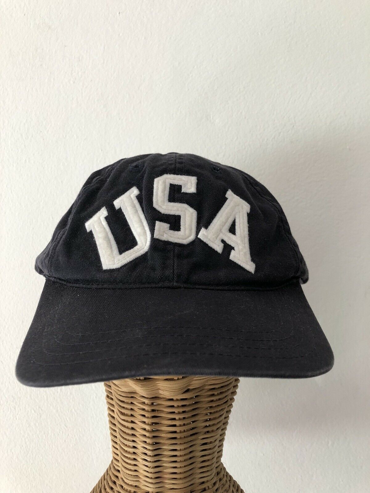 Polo Ralph Lauren Vintage Polo Ralph Lauren USA Flag Navy Blue Medium Size 36 - 3 Thumbnail