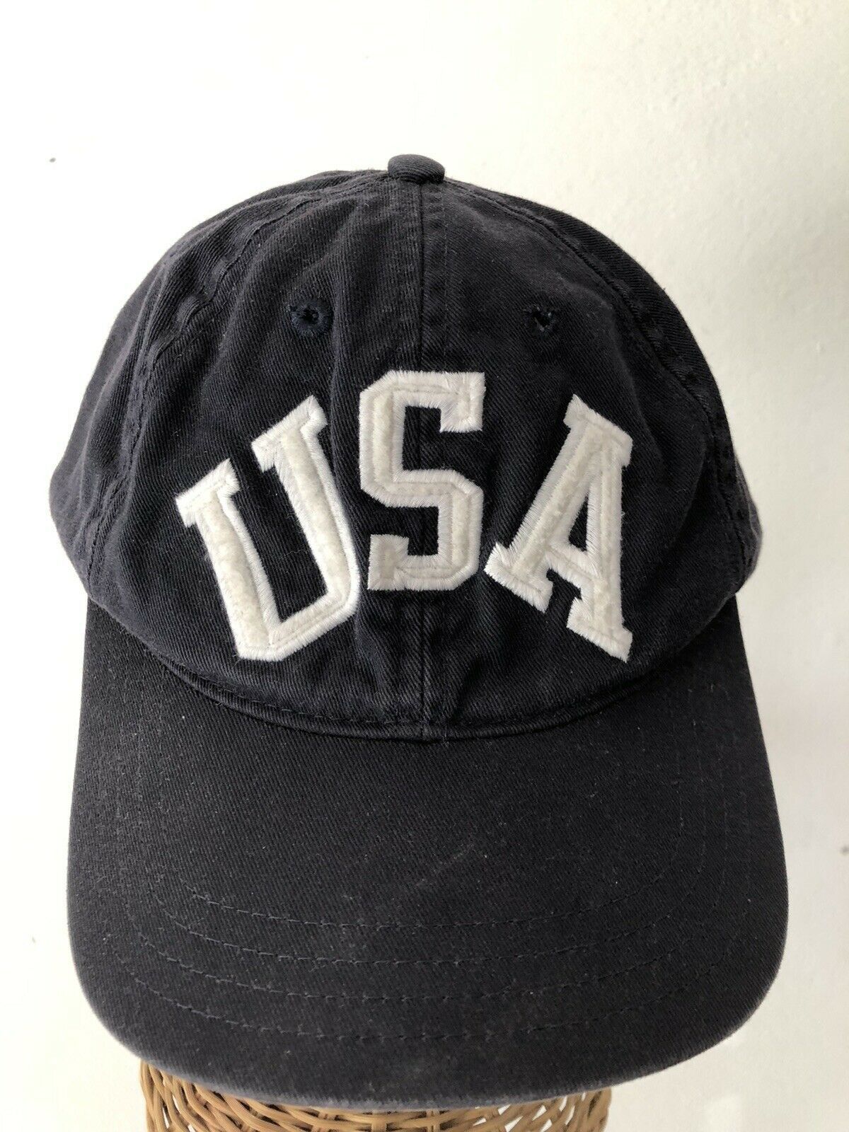 Polo Ralph Lauren Vintage Polo Ralph Lauren USA Flag Navy Blue Medium Size 36 - 1 Thumbnail
