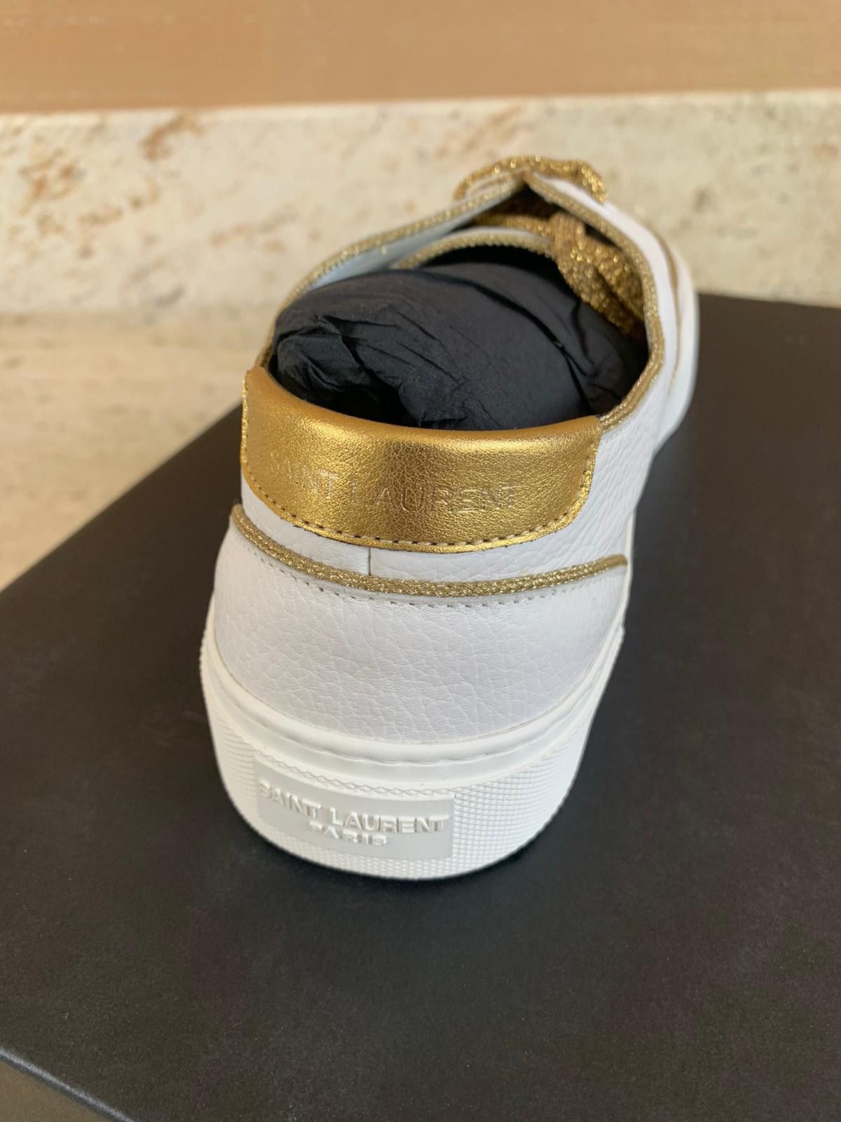 Saint Laurent Paris Venice Low Top Sneakers Size US 10 / EU 43 - 6 Thumbnail