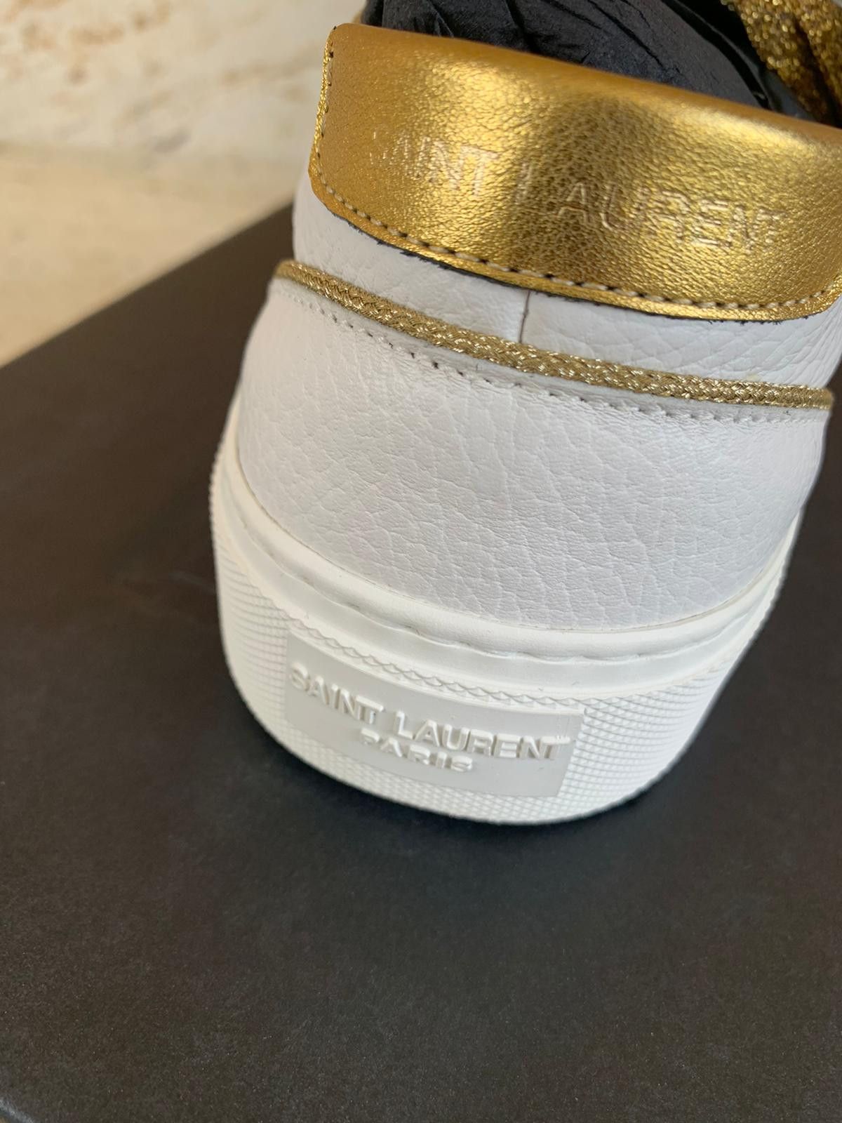 Saint Laurent Paris Venice Low Top Sneakers Size US 10 / EU 43 - 5 Thumbnail