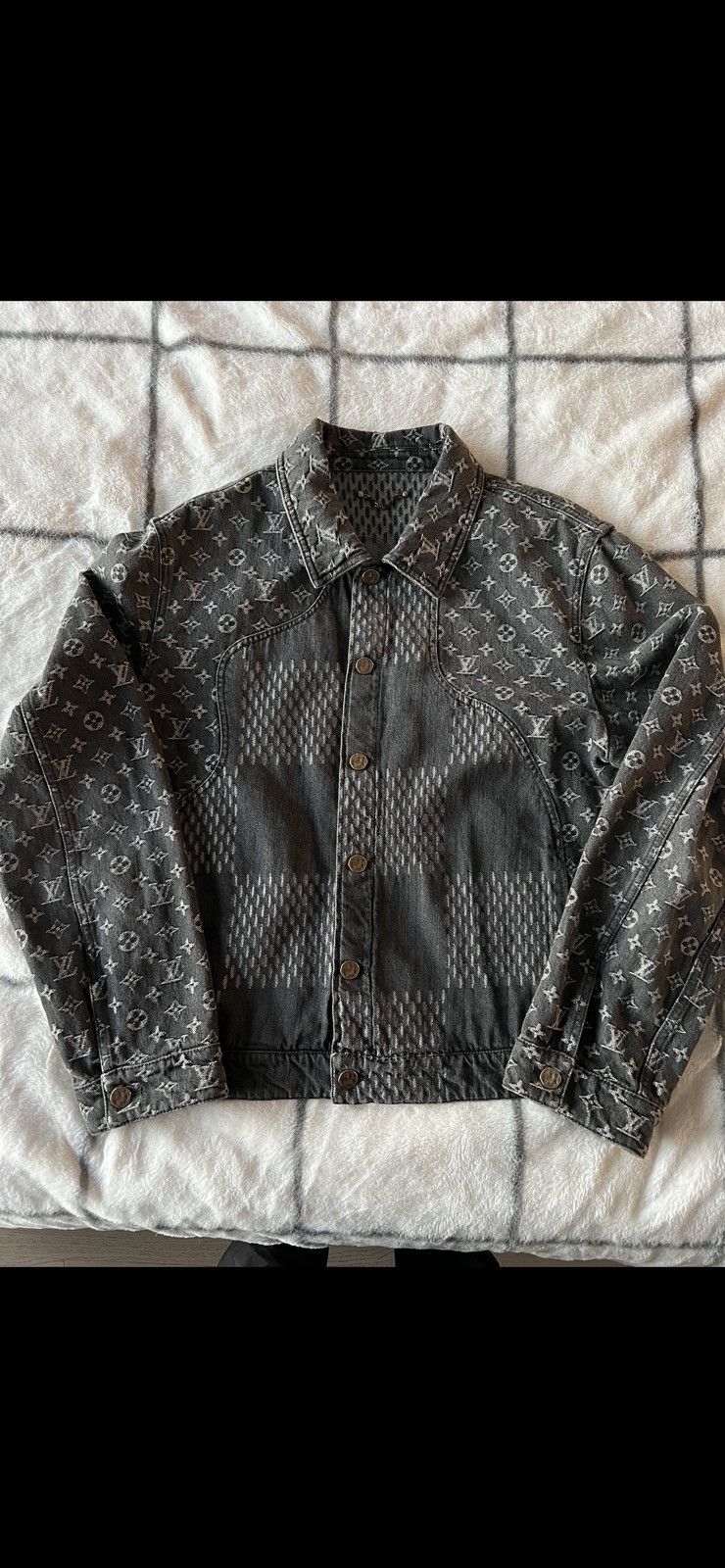 Louis Vuitton x Nigo Giant Damier Laces Windbreaker XL