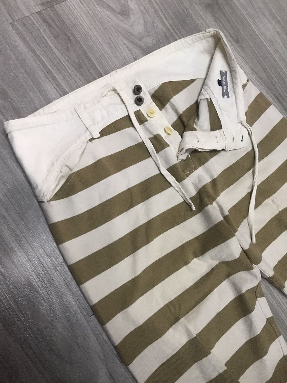 Japanese Brand ELEPHANT BLANC PRISONER STRIPES JEANS HELMUT LANG INSPIRED Size US 29 - 5 Thumbnail