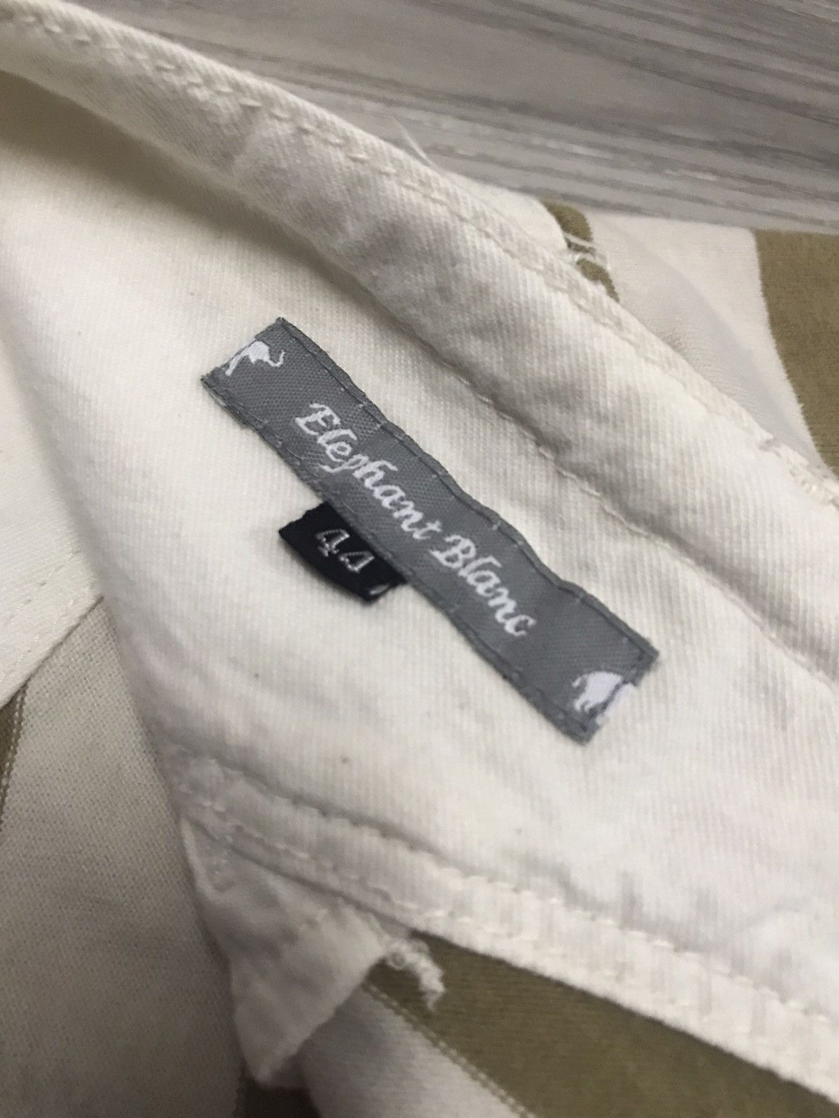Japanese Brand ELEPHANT BLANC PRISONER STRIPES JEANS HELMUT LANG INSPIRED Size US 29 - 6 Thumbnail