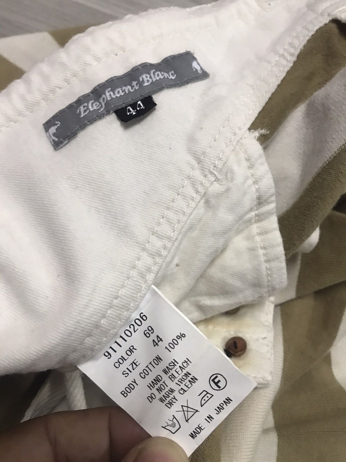 Japanese Brand ELEPHANT BLANC PRISONER STRIPES JEANS HELMUT LANG INSPIRED Size US 29 - 7 Thumbnail