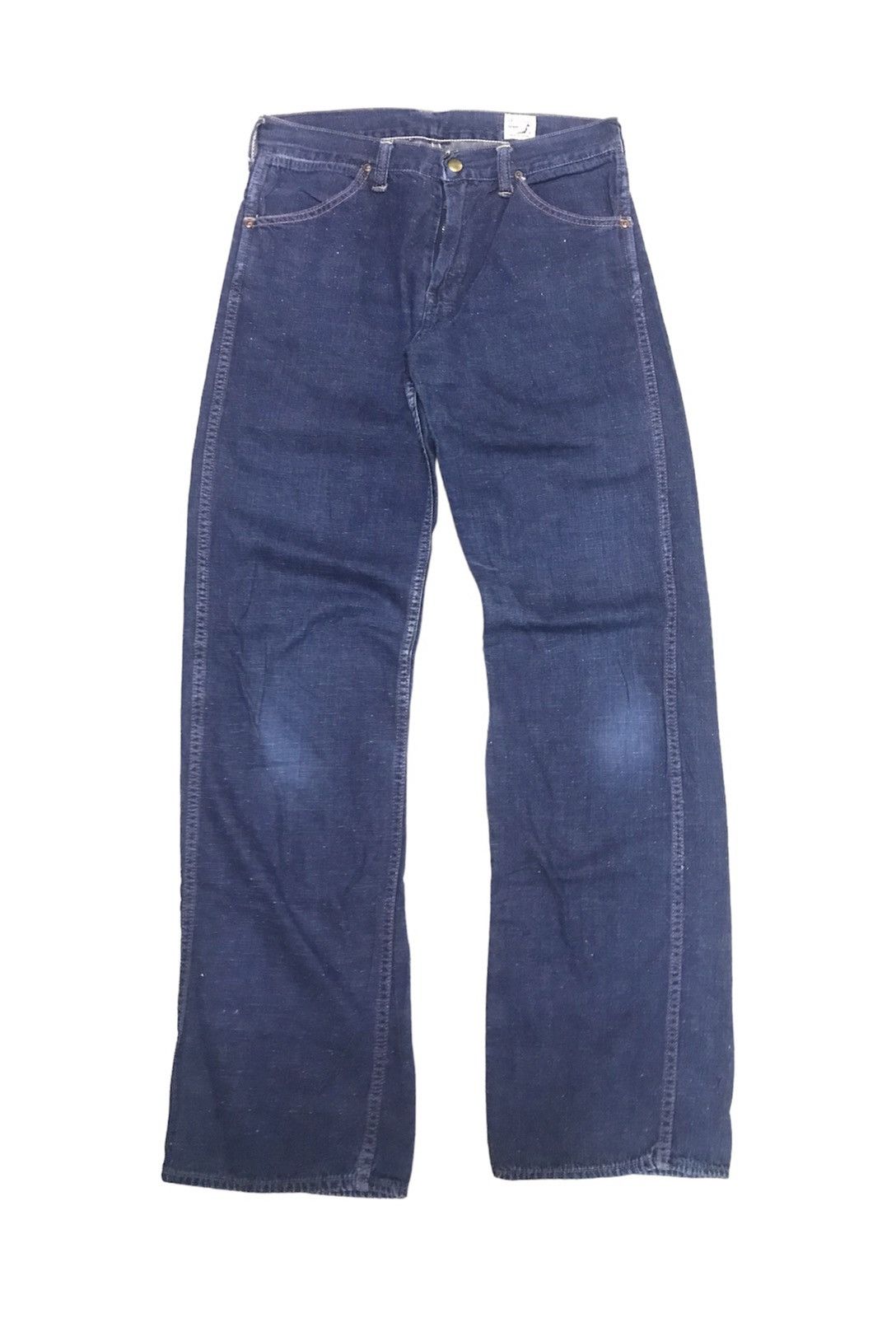 🔺ORSLOW - RAW INDIGO DENIM BUCKLE BACK JEANS