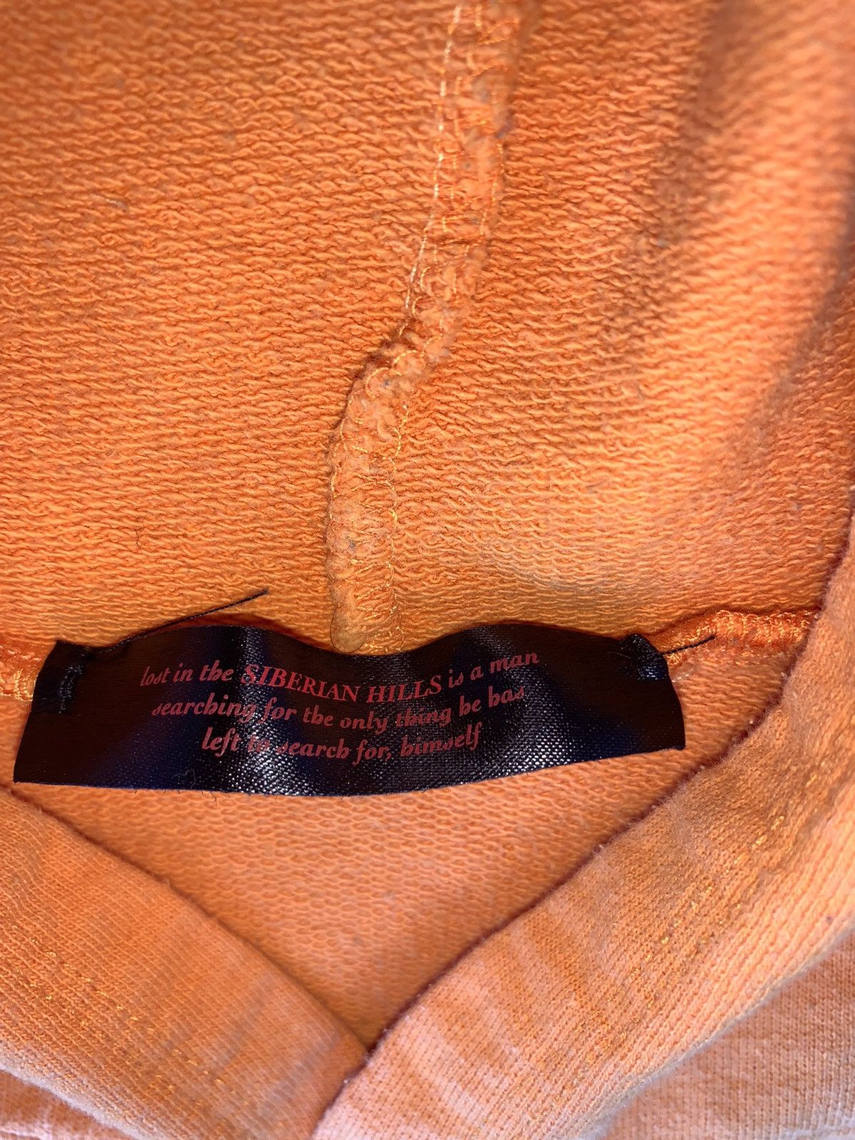 Siberia Hills 🍊Orange Batwing Hoodie (Seen on Lil Yachty) Size US M / EU 48-50 / 2 - 4 Thumbnail