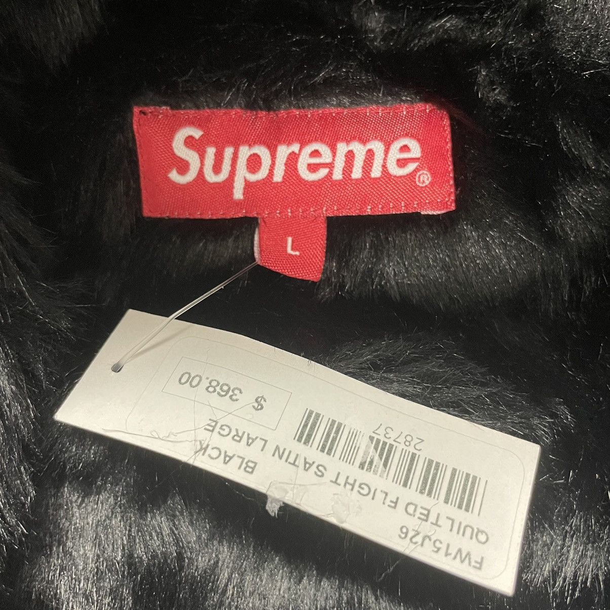 Supreme Supreme Quilted Satin Parka (F/W15) Size US L / EU 52-54 / 3 - 4 Thumbnail