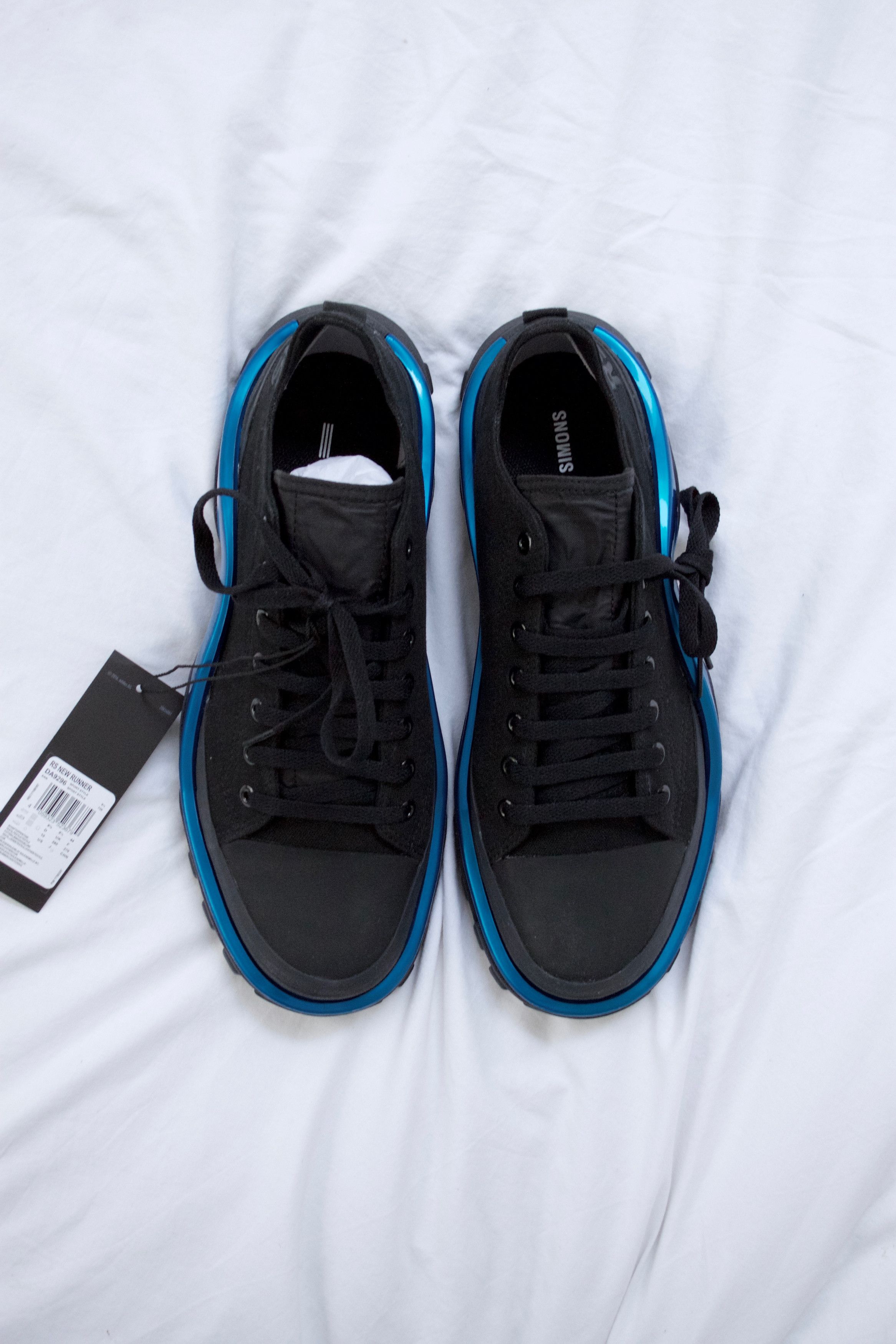 Raf Simons New Detroit Runner Black Blue Grailed