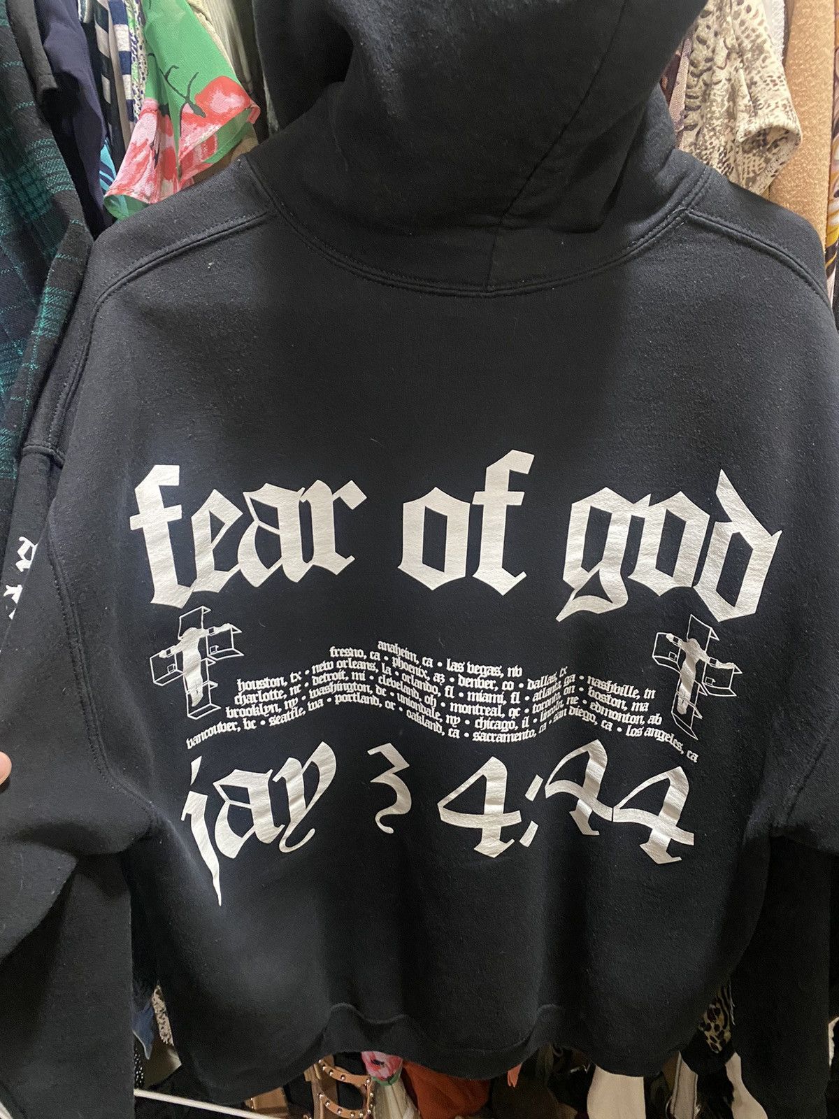 Fear of God Fear of god jay z tour hoodie Grailed