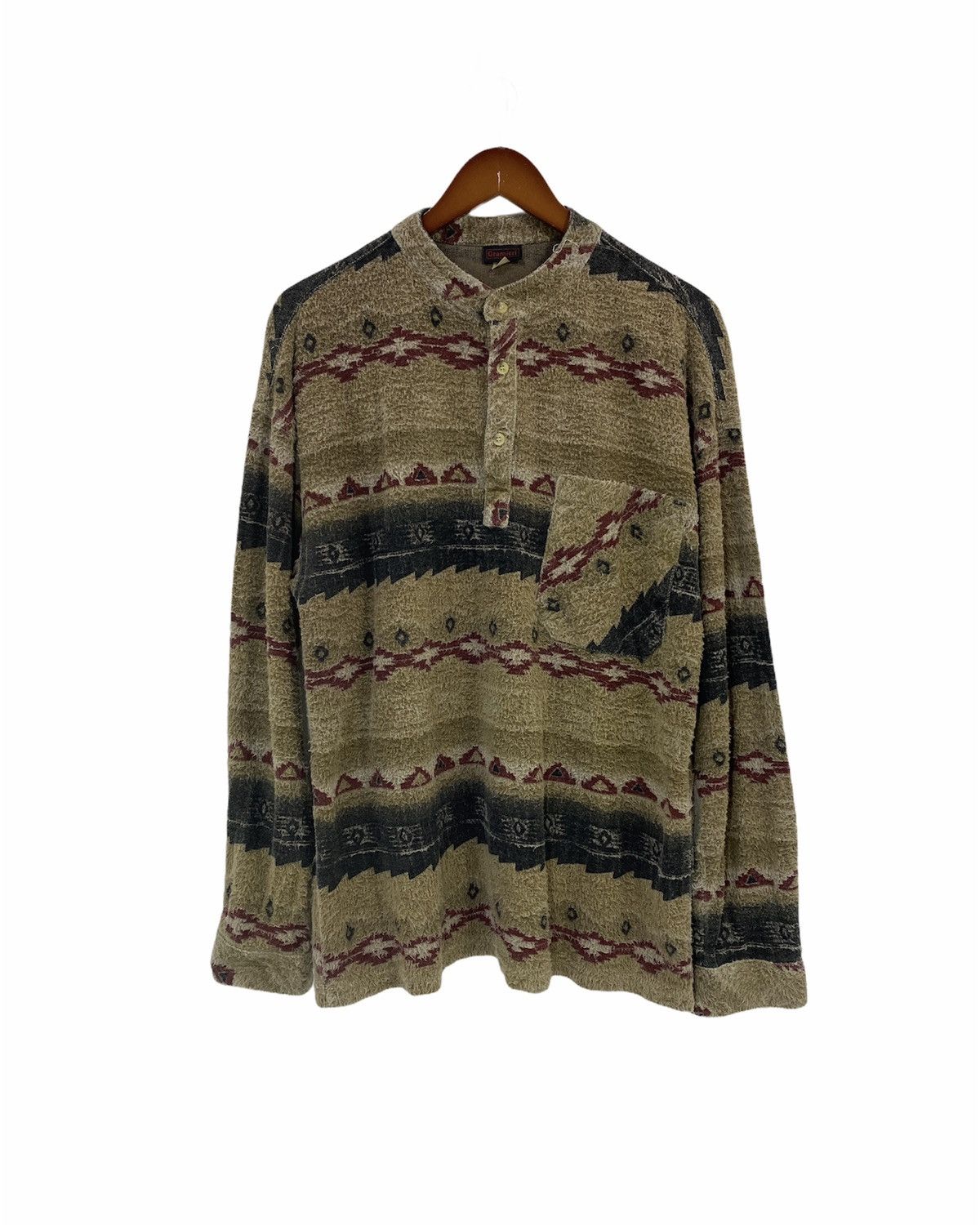 Gramicci Gramicci Fleece Long Sleeve Shirt american Native Size US S / EU 44-46 / 1 - 1 Thumbnail