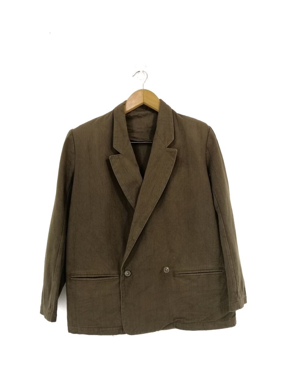 Yohji Yamamoto Yohji Yamamoto Y’s Jacket / Coat Double Pocket Design Size US M / EU 48-50 / 2 - 1 Thumbnail