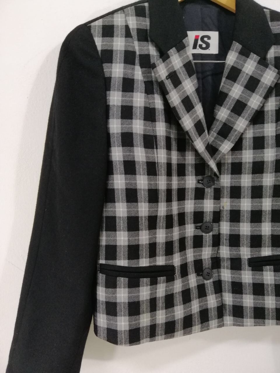 Issey Miyake Issey Miyake I.S Wool Jacket Tartan Design Nice Design Size US M / EU 48-50 / 2 - 5 Thumbnail