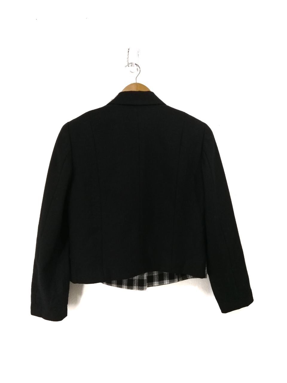 Issey Miyake Issey Miyake I.S Wool Jacket Tartan Design Nice Design Size US M / EU 48-50 / 2 - 2 Thumbnail