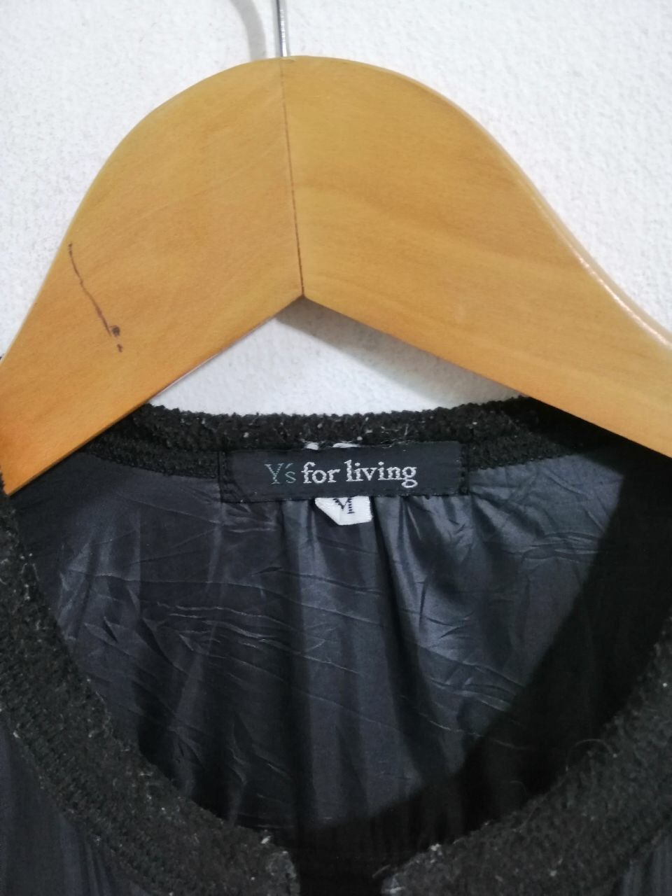 Yohji Yamamoto Y’s For Living Fleece Jacket Black Color Design 19 Size US M / EU 48-50 / 2 - 5 Thumbnail