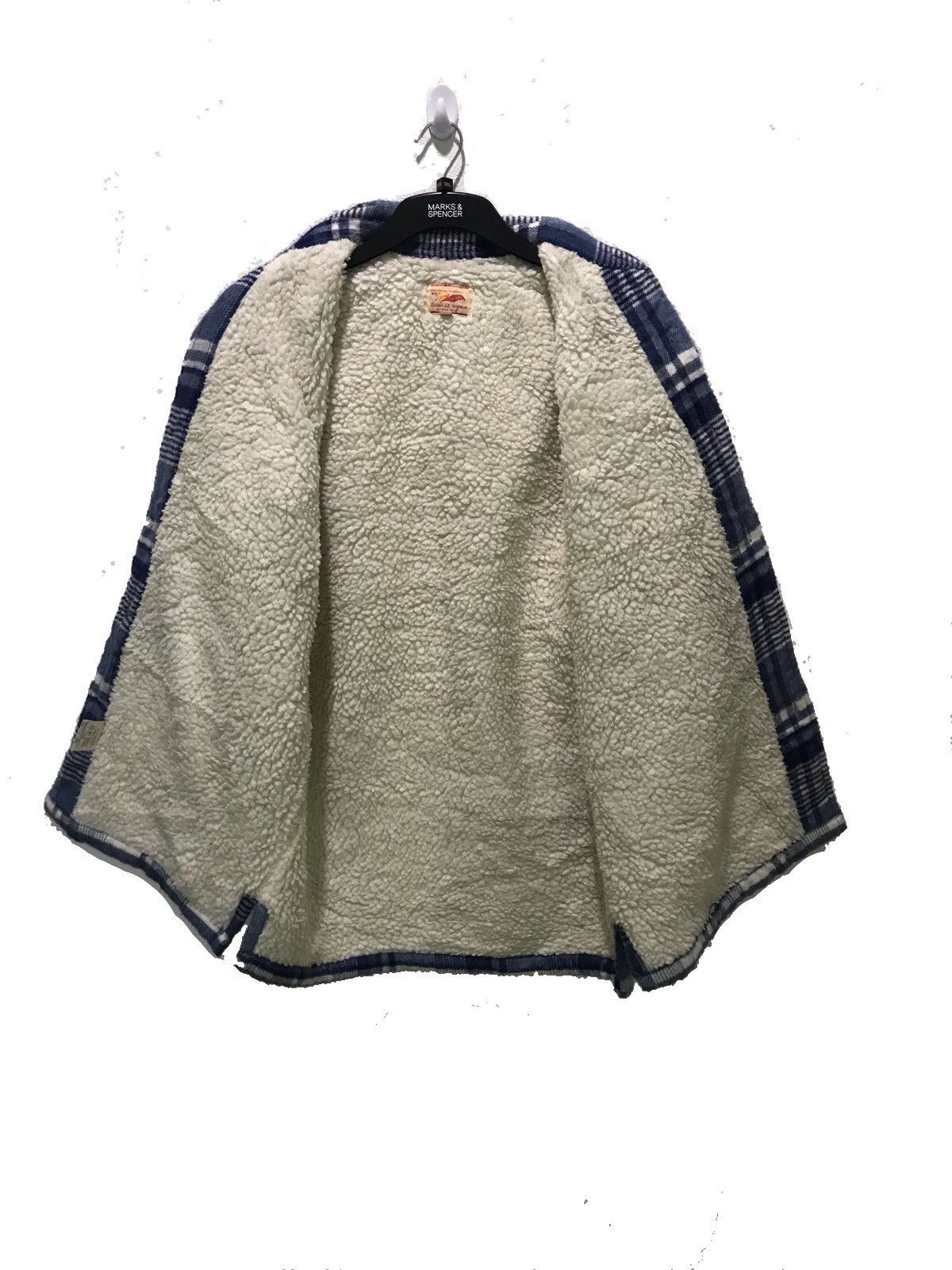 Japanese Brand SHERPA FLANNEL TARTAN JACKET BY VIRGIN VOYAGE Size US L / EU 52-54 / 3 - 4 Thumbnail