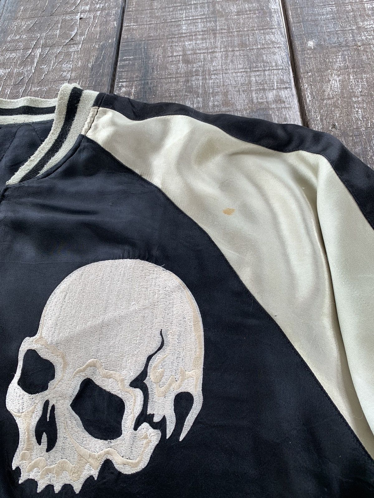 Japanese Brand Sukajan reversible bomber jacket Size US XXL / EU 58 / 5 - 9 Thumbnail