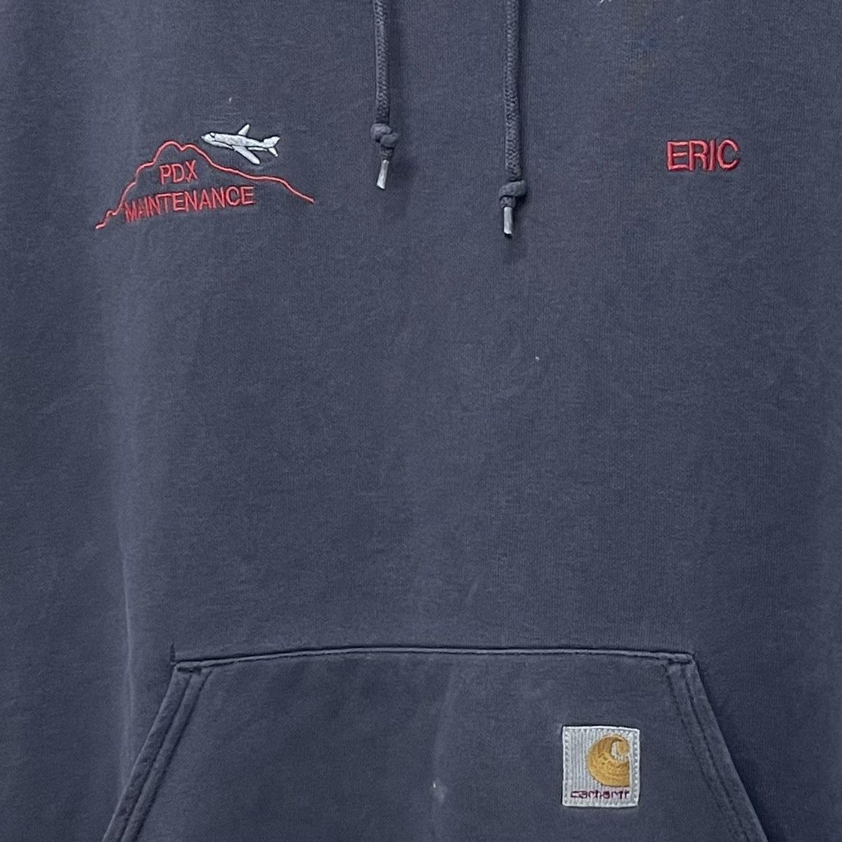 Carhartt Vintage Carhartt Hoodie Pdx Maintenance Embroidery Logo Size US M / EU 48-50 / 2 - 2 Thumbnail