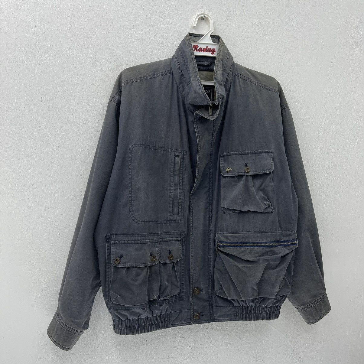 Burberry Burberrys Sweater Jacket Vintage 90s Embroidery Logo Size US XL / EU 56 / 4 - 3 Thumbnail