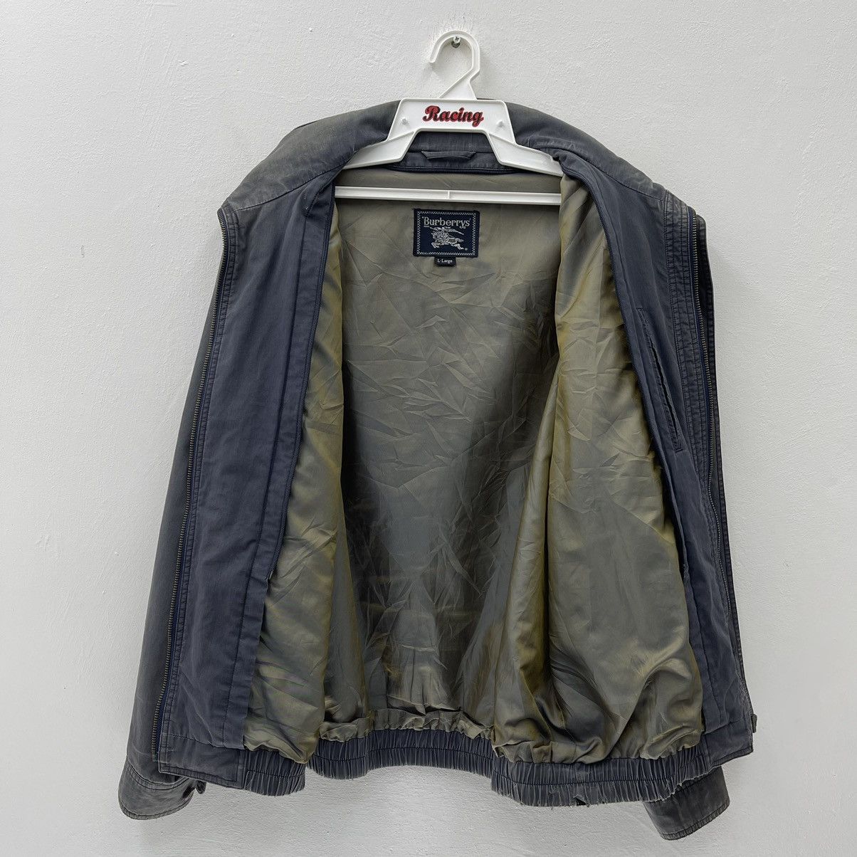 Burberry Burberrys Sweater Jacket Vintage 90s Embroidery Logo Size US XL / EU 56 / 4 - 7 Thumbnail