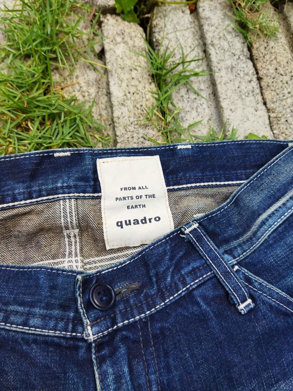 Japanese Brand Quadro Japan Jeans Size US 33 - 4 Thumbnail