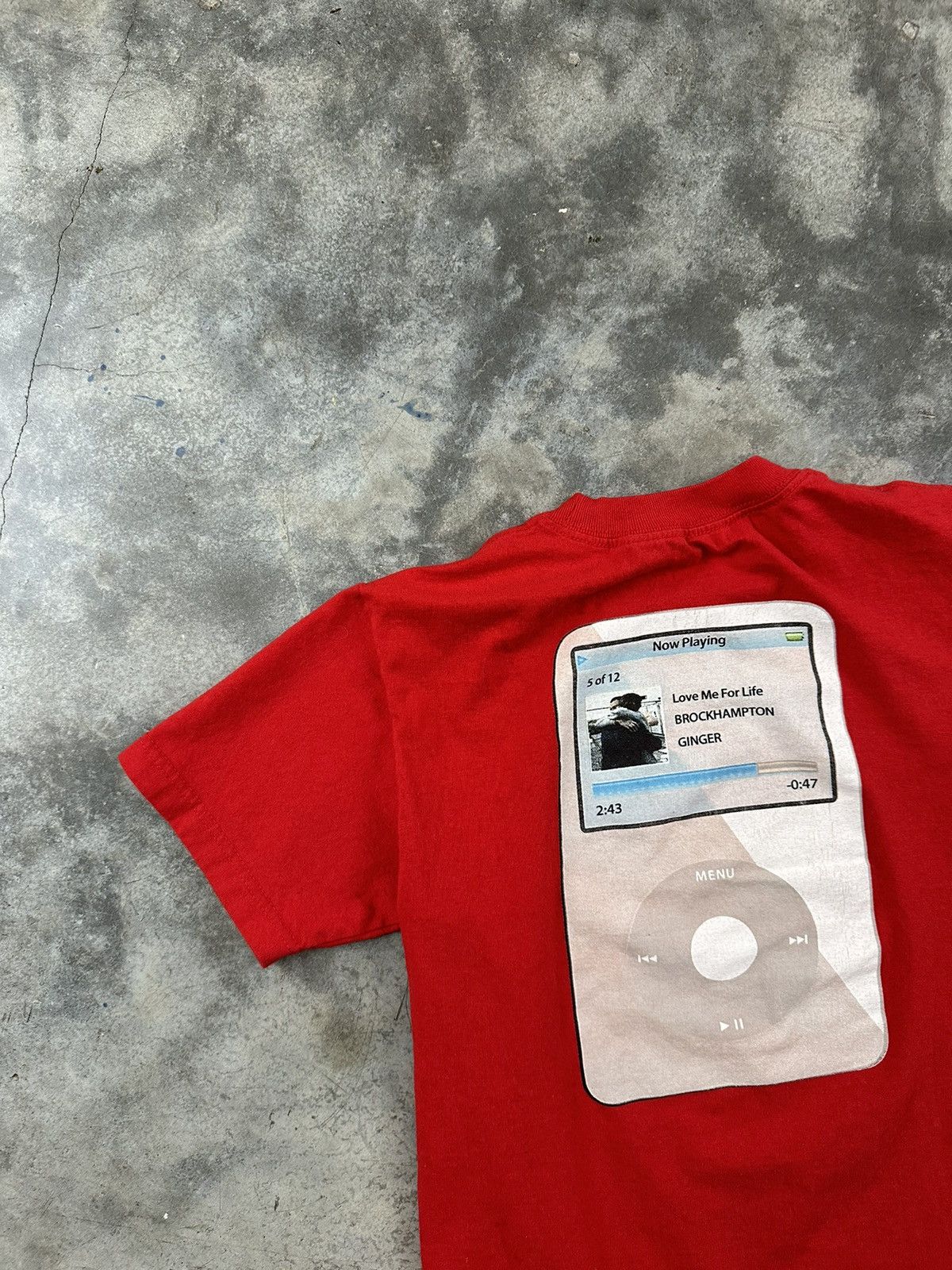 Brockhampton Brockhampton Ginger MP3 Player Logo Tee Red Sz. Small BH Size US S / EU 44-46 / 1 - 2 Thumbnail