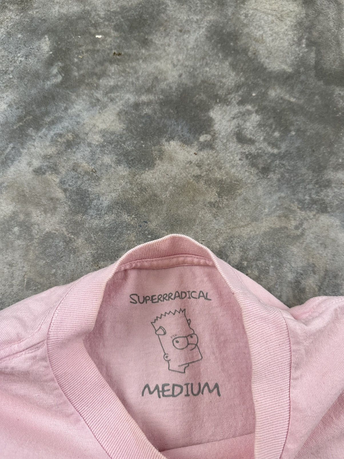 Superrradical Superrradical Pink " Hellboy " Bart Simpson Devil Tee Pink Size US M / EU 48-50 / 2 - 3 Thumbnail