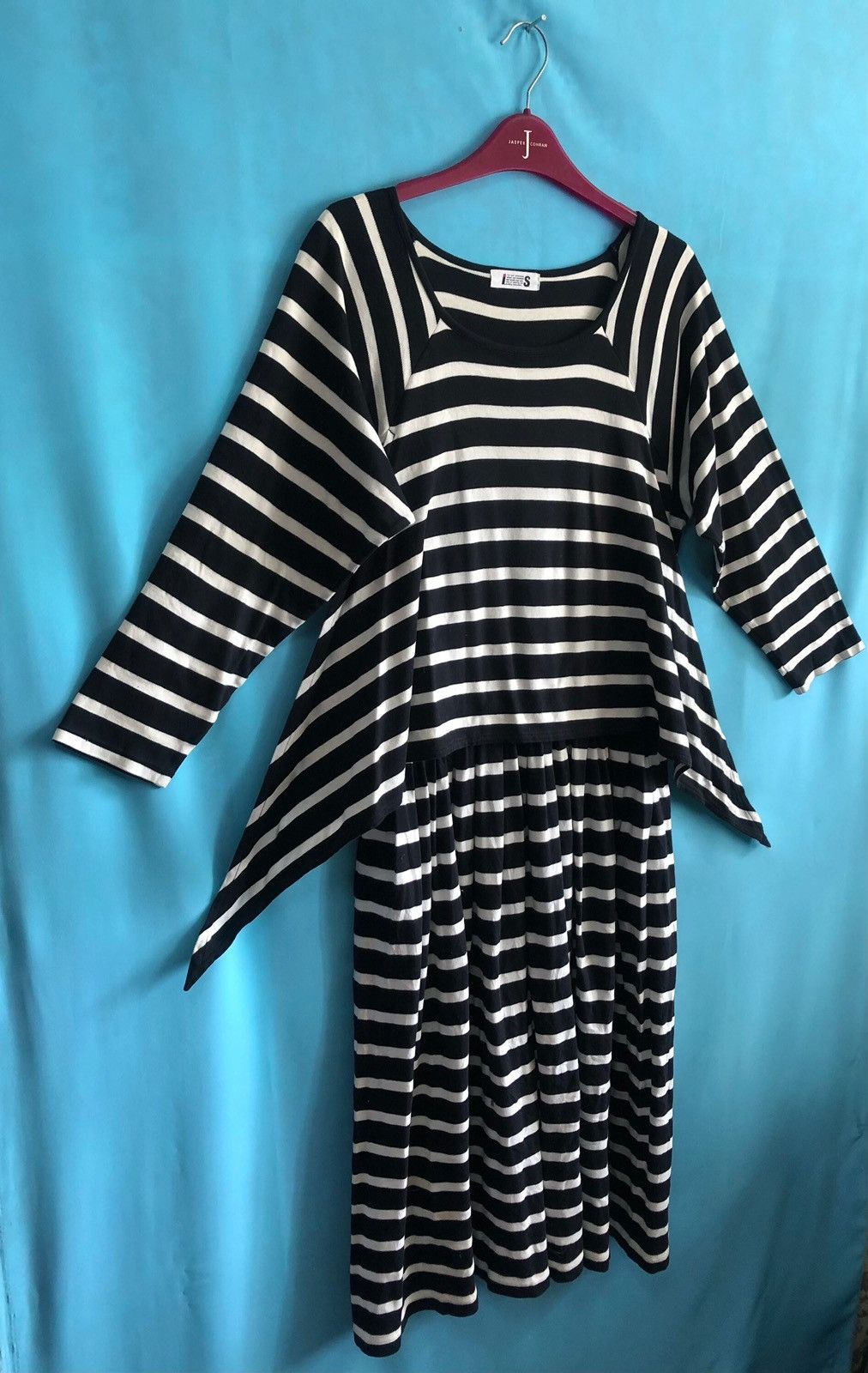 Tsumori Chisato 1990s batwing longstriped #1412 Size M / US 6-8 / IT 42-44 - 5 Thumbnail