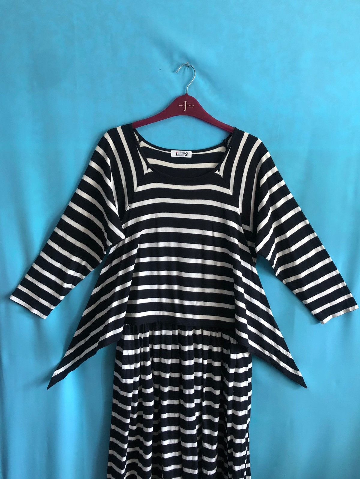 Tsumori Chisato 1990s batwing longstriped #1412 Size M / US 6-8 / IT 42-44 - 2 Thumbnail