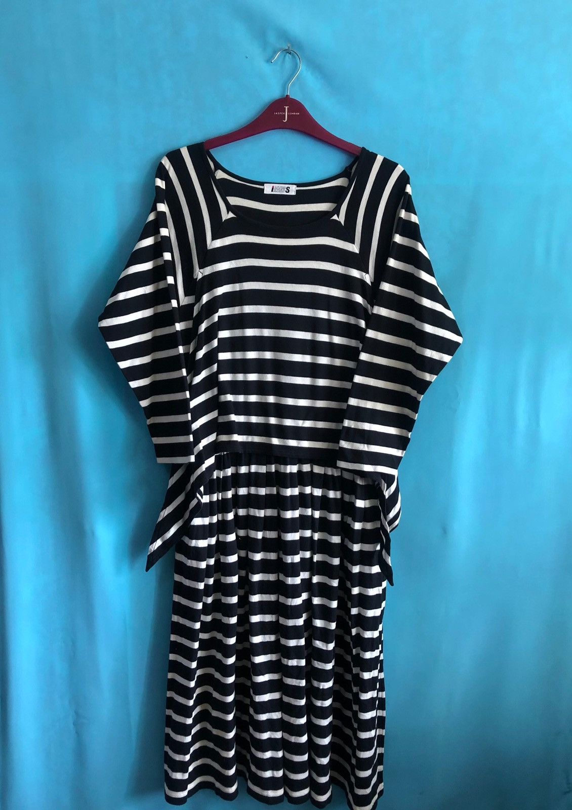 Tsumori Chisato 1990s batwing longstriped #1412 Size M / US 6-8 / IT 42-44 - 4 Thumbnail