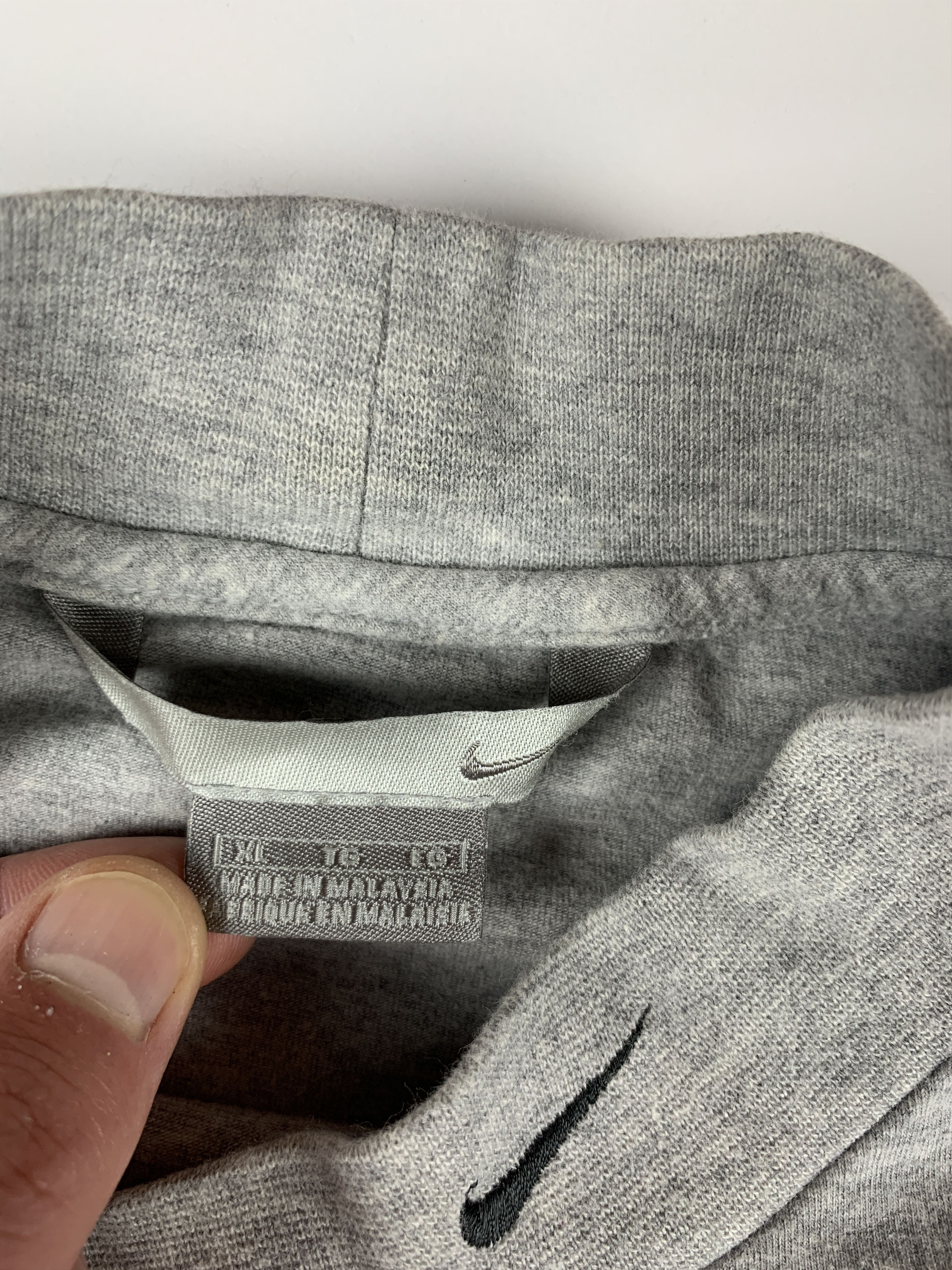 Nike × Vintage 00's Nike Swoosh Mock Turtleneck Small Logo Sweatshirt Size US XL / EU 56 / 4 - 9 Thumbnail