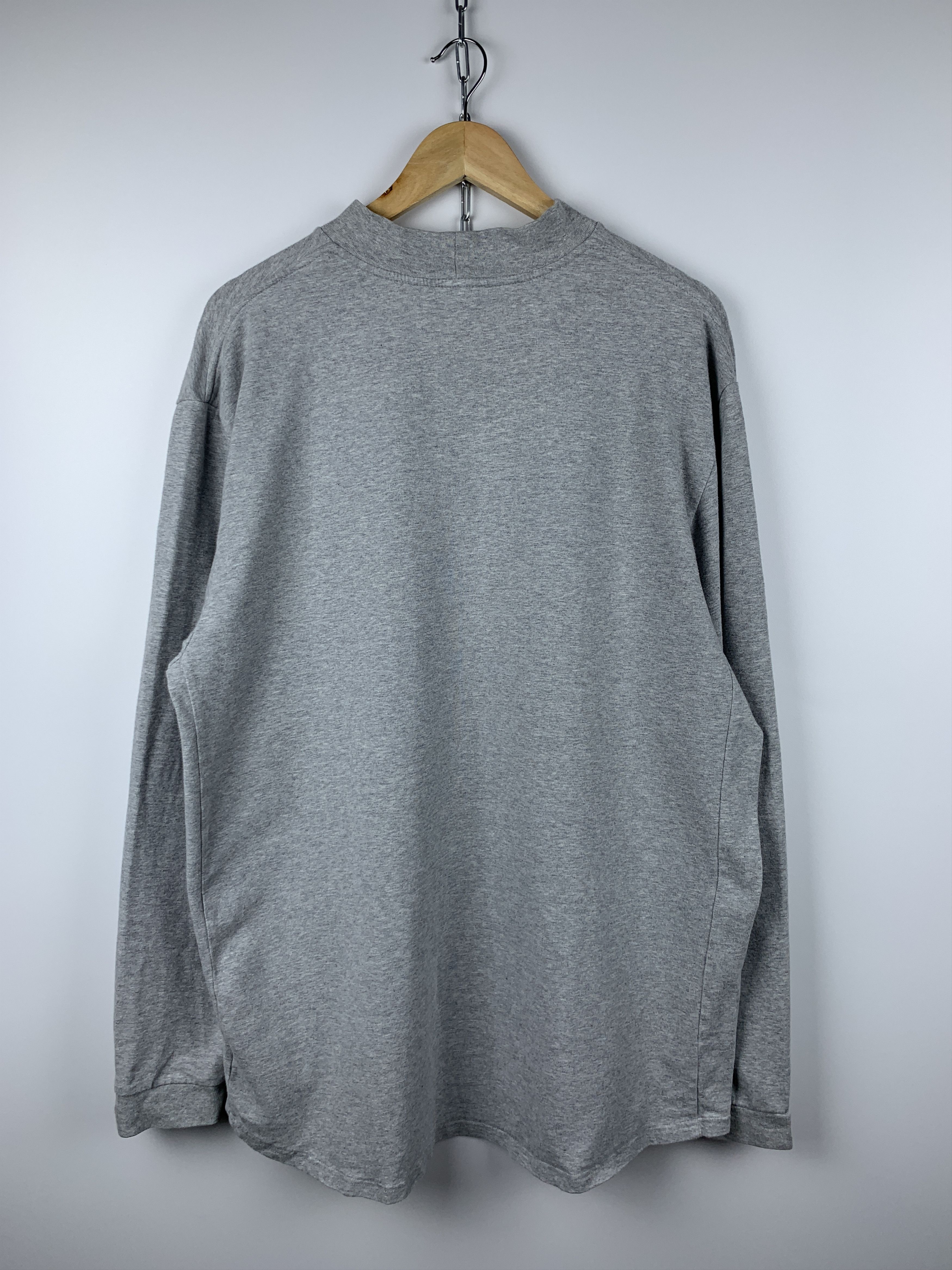 Nike × Vintage 00's Nike Swoosh Mock Turtleneck Small Logo Sweatshirt Size US XL / EU 56 / 4 - 7 Thumbnail