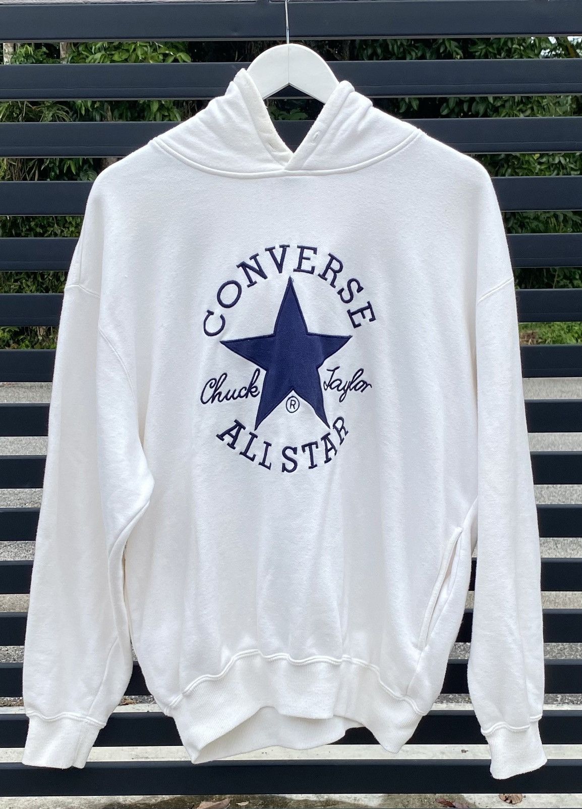 Vintage Converse Hoodie Vintage Converse Hoodie Embroidery Logo