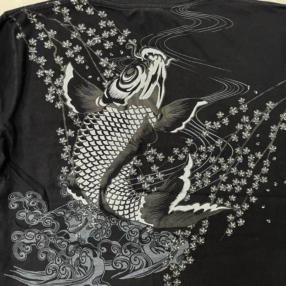 Japanese Brand Koi Fish Motive Japanese Traditional Sukajan Yakuza Size US L / EU 52-54 / 3 - 5 Thumbnail