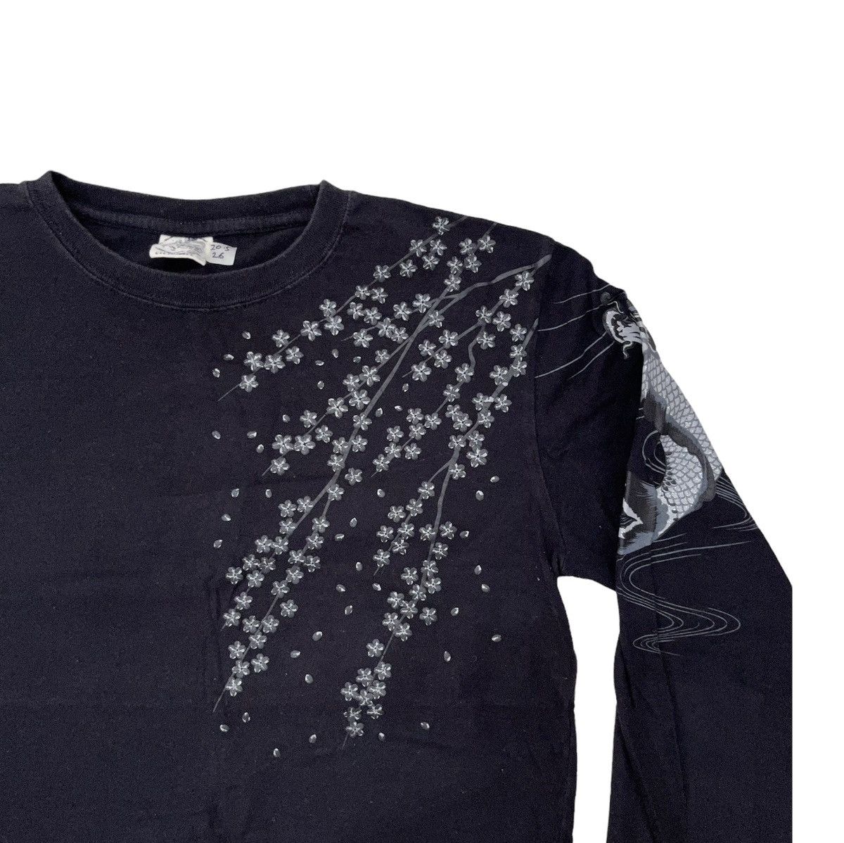 Japanese Brand Koi Fish Motive Japanese Traditional Sukajan Yakuza Size US L / EU 52-54 / 3 - 7 Thumbnail