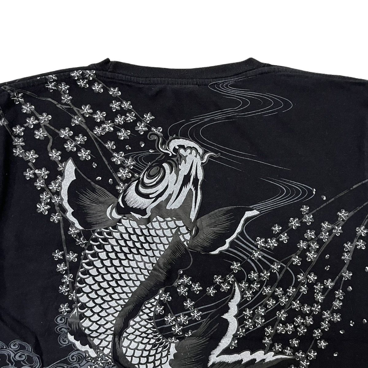 Japanese Brand Koi Fish Motive Japanese Traditional Sukajan Yakuza Size US L / EU 52-54 / 3 - 3 Thumbnail