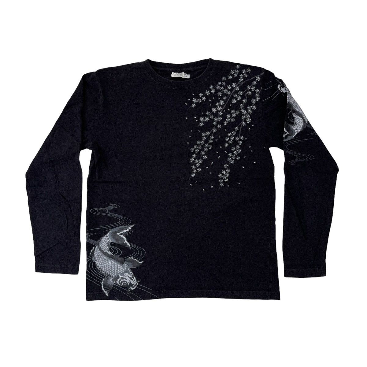 Japanese Brand Koi Fish Motive Japanese Traditional Sukajan Yakuza Size US L / EU 52-54 / 3 - 2 Thumbnail