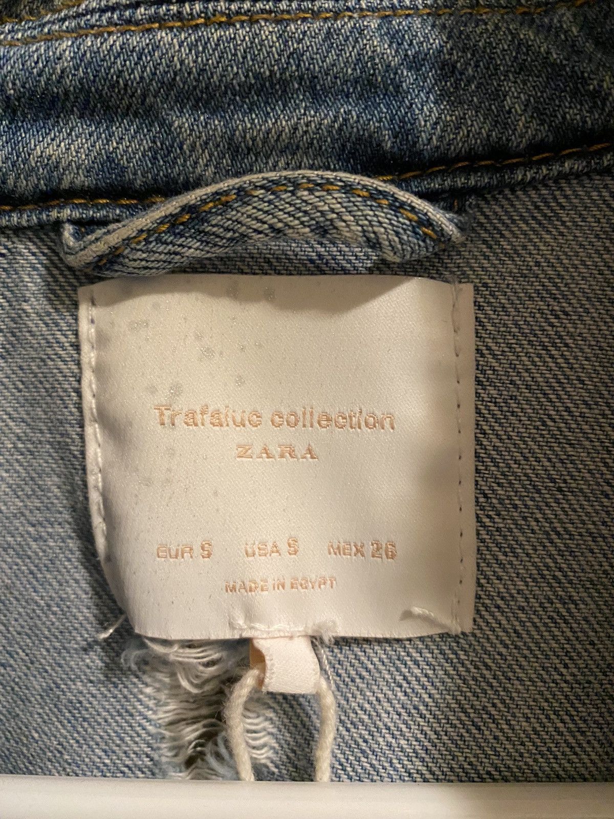 Zara ORIGINAL 1 of 1 Custom Denim Jacket Size US S / EU 44-46 / 1 - 4 Thumbnail
