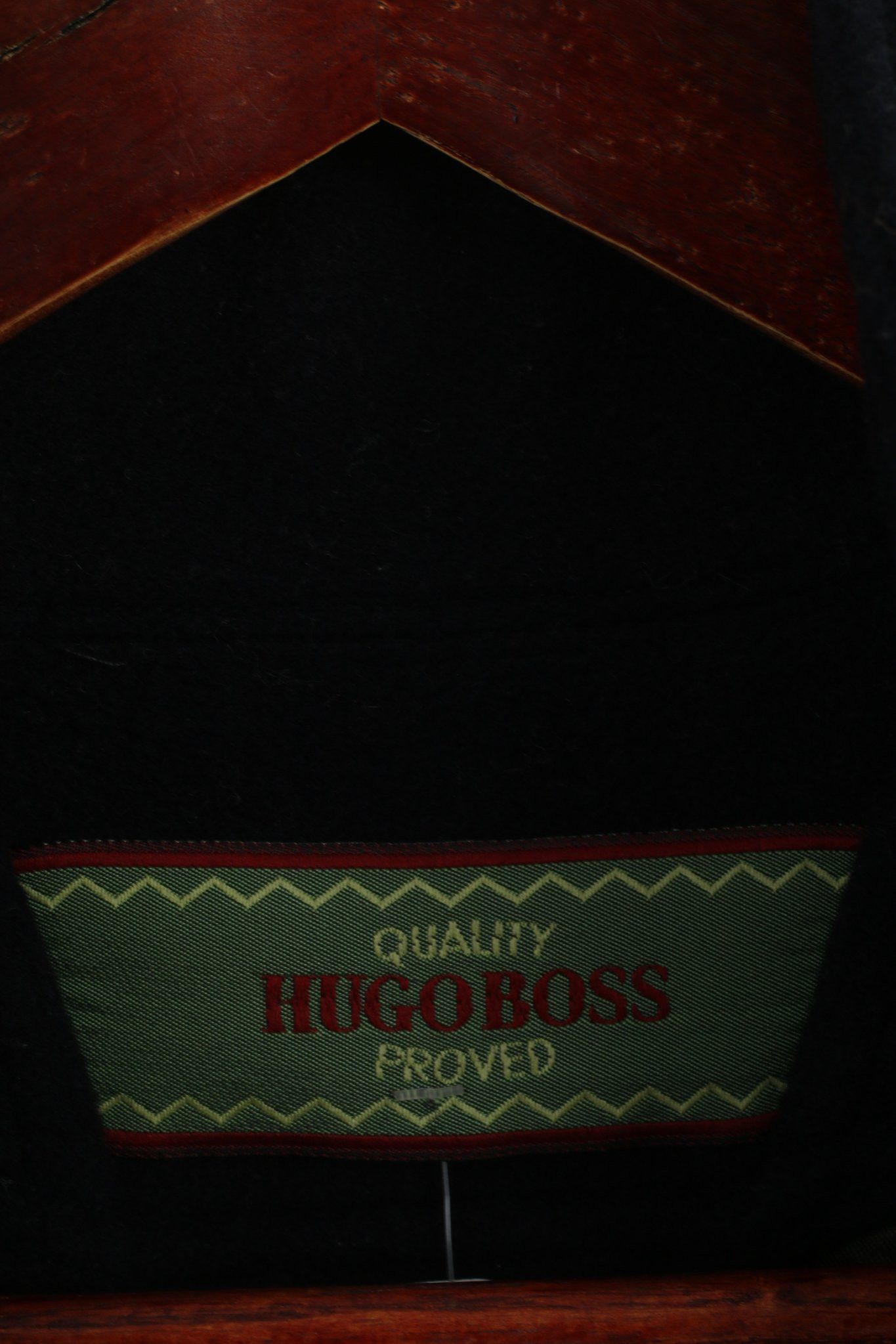 Hugo Boss × Vintage Hugo Boss Men 54 XL Jacket Navy Wool Cashmere Vintage 0502 Size US XL / EU 56 / 4 - 3 Thumbnail
