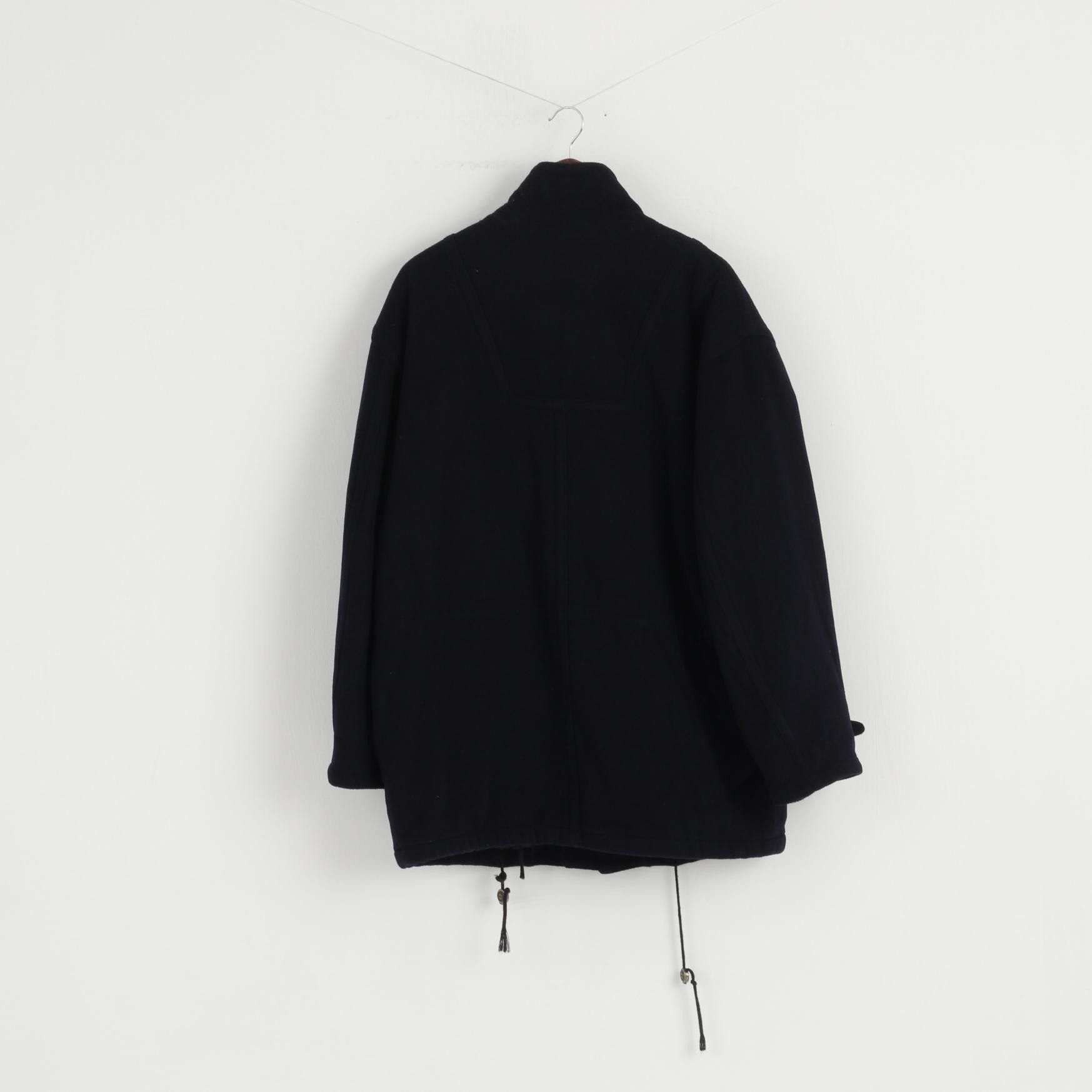 Hugo Boss × Vintage Hugo Boss Men 54 XL Jacket Navy Wool Cashmere Vintage 0502 Size US XL / EU 56 / 4 - 7 Thumbnail