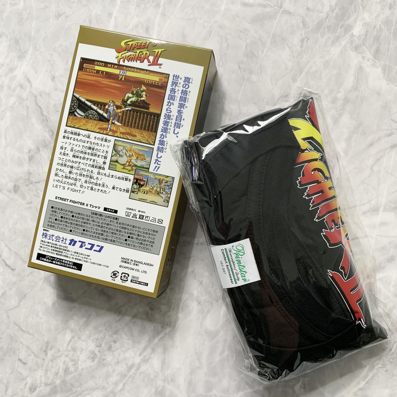 Japanese Brand STREET FIGHTER Ⅱ 2 CAPCOM 35th Anniversary package T ...