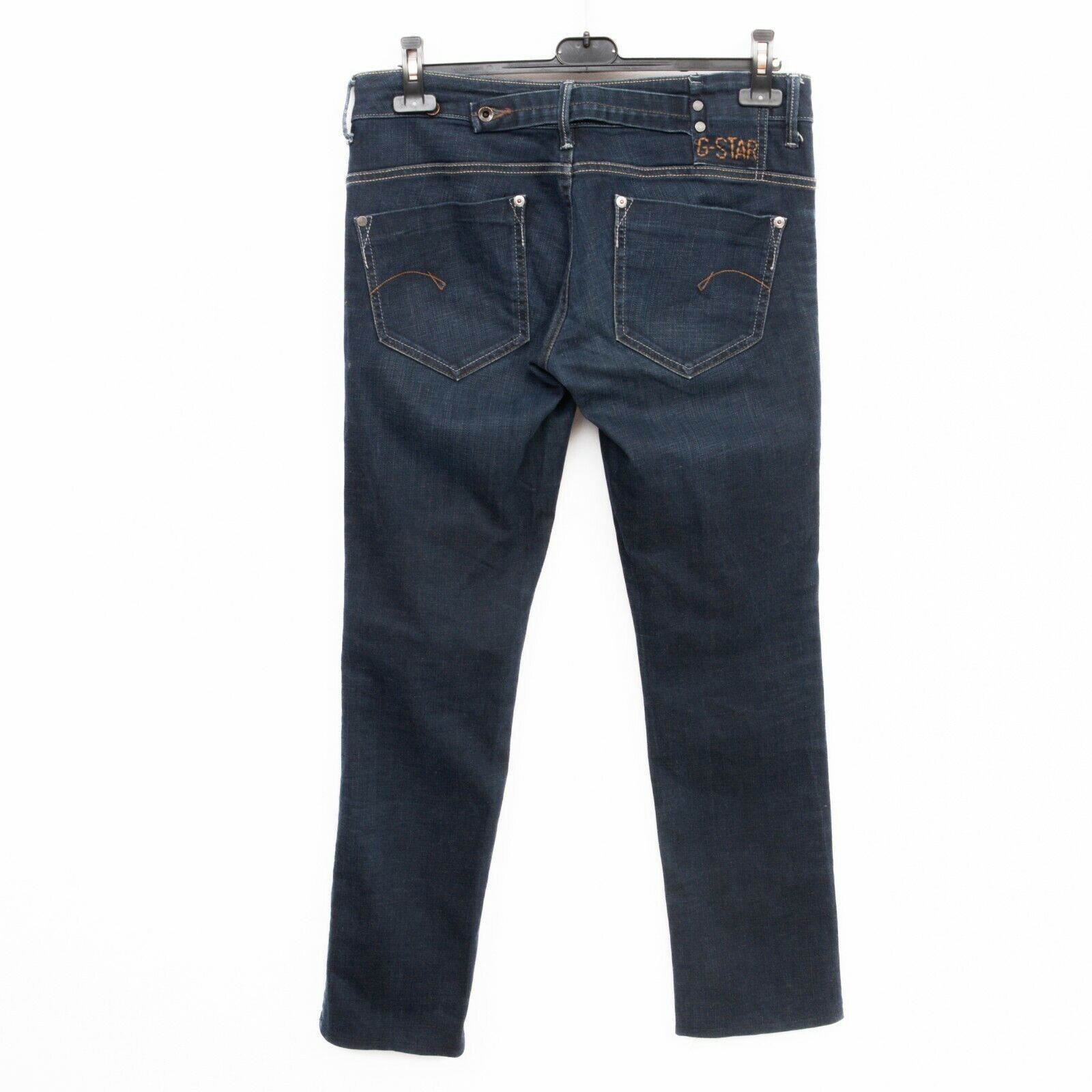 G-Star × Indigo Midge Straight Women Jeans W30L34 Trousers Pants Zip Stretch Size 30" / US 8 / IT 44 - 5 Thumbnail