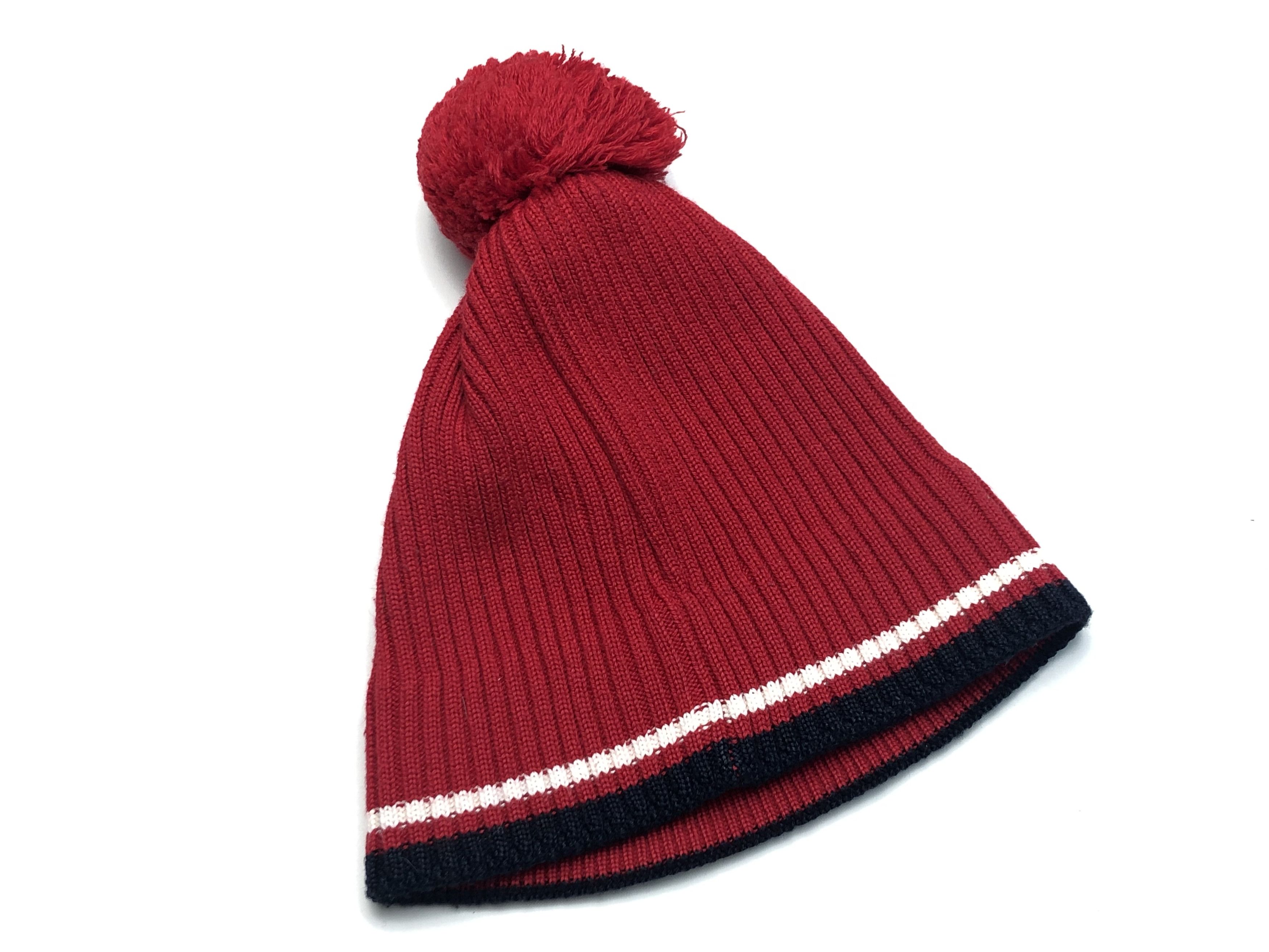 Moncler Moncler wool red beanie perfect condition Size ONE SIZE - 5 Thumbnail