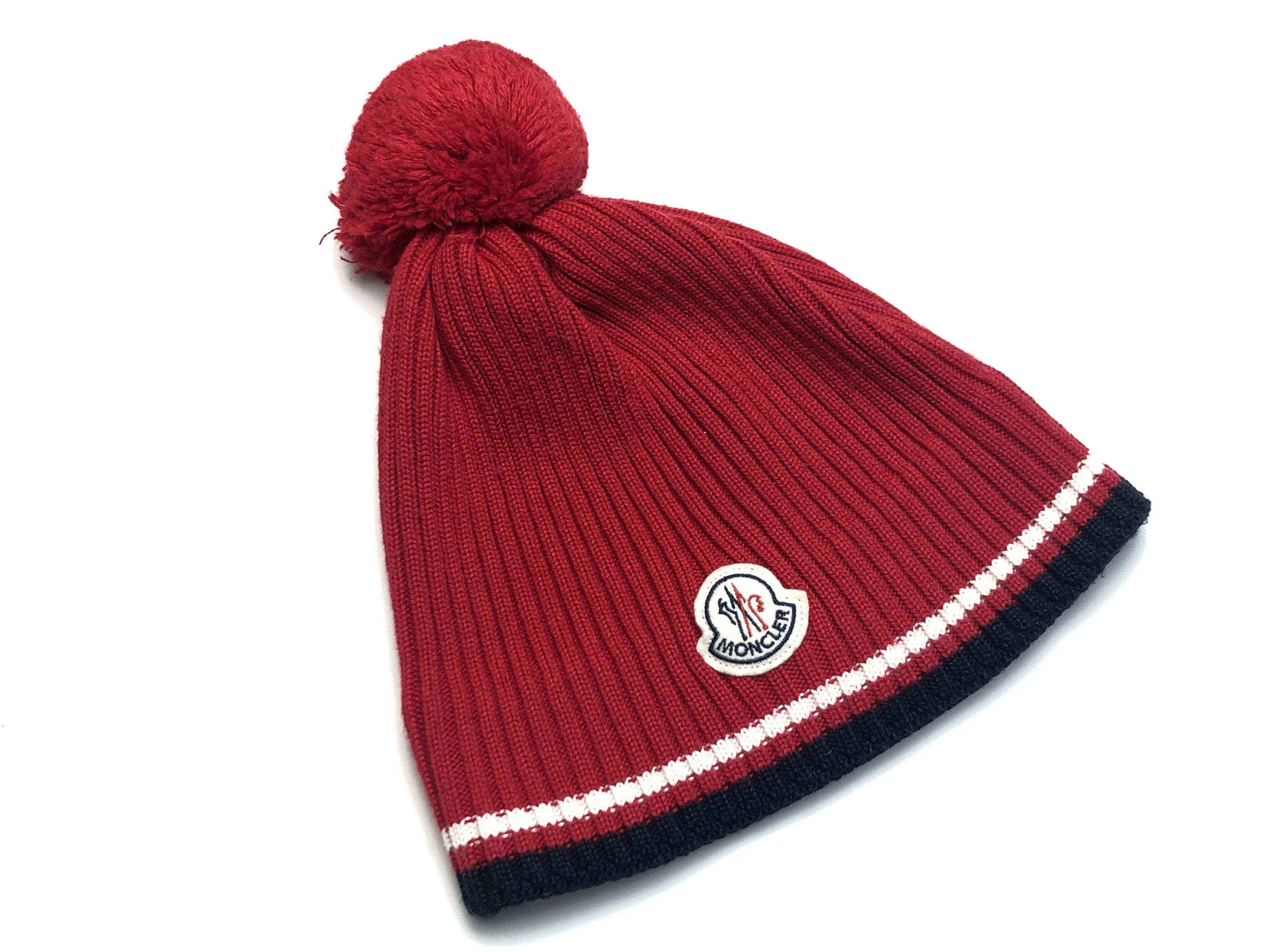 Moncler Moncler wool red beanie perfect condition Size ONE SIZE - 7 Thumbnail