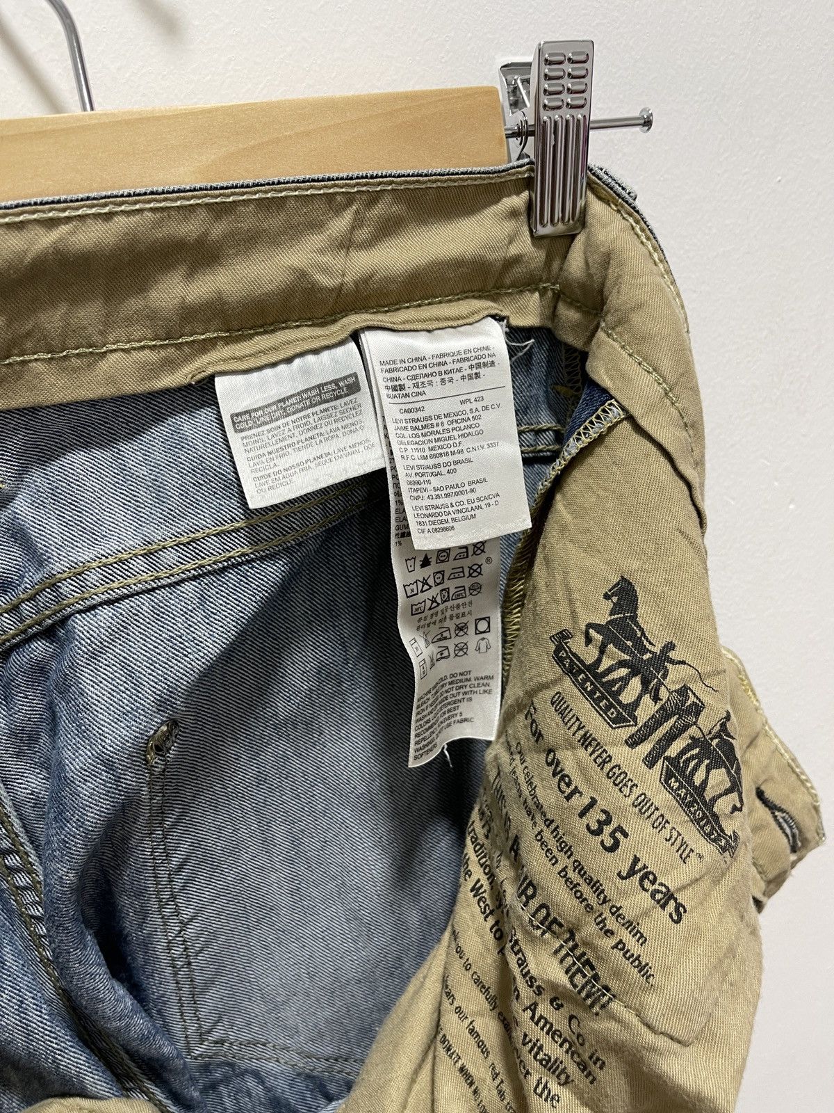 Levi's VINTAGE LEVIS’S 513 NON SELVEDGE DISTRESSED DENIM Size US 32 / EU 48 - 14 Thumbnail