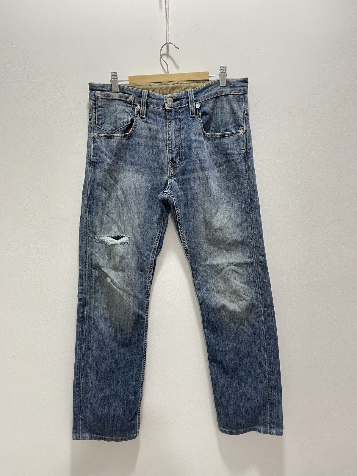 Levi's VINTAGE LEVIS’S 513 NON SELVEDGE DISTRESSED DENIM Size US 32 / EU 48 - 7 Thumbnail