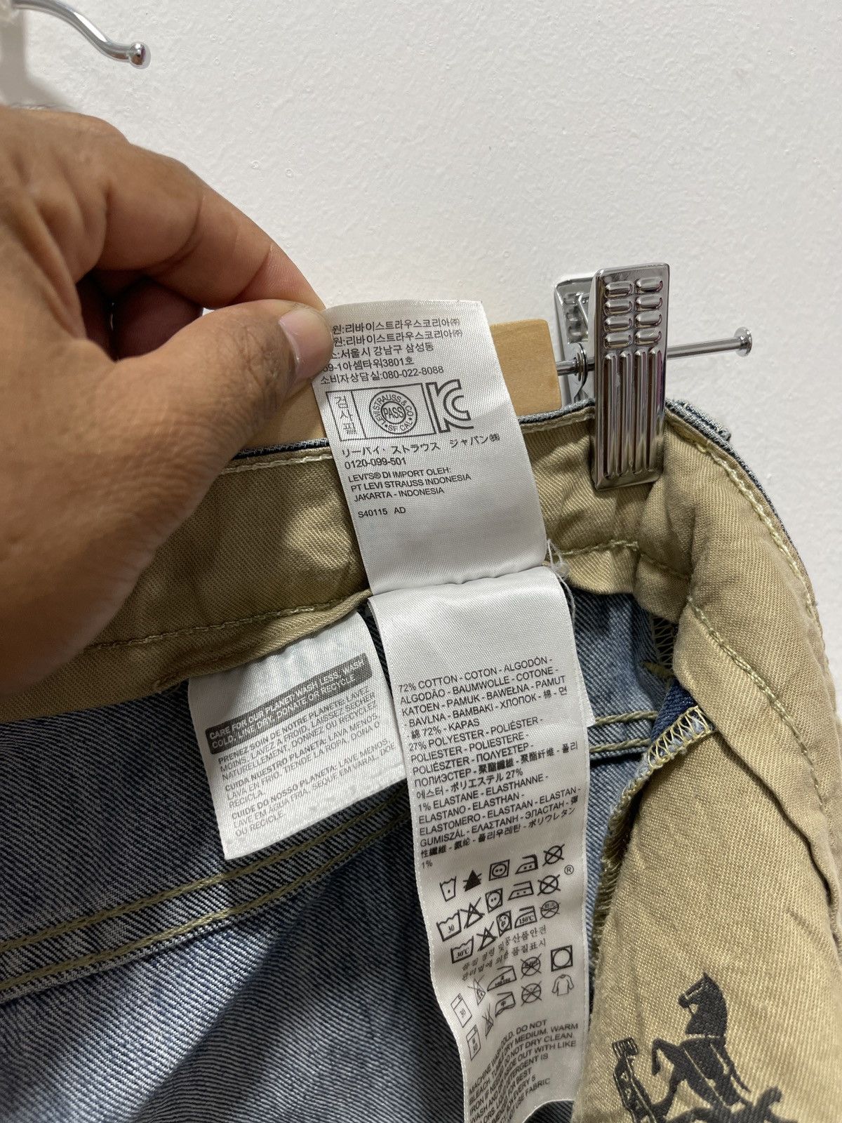 Levi's VINTAGE LEVIS’S 513 NON SELVEDGE DISTRESSED DENIM Size US 32 / EU 48 - 15 Thumbnail